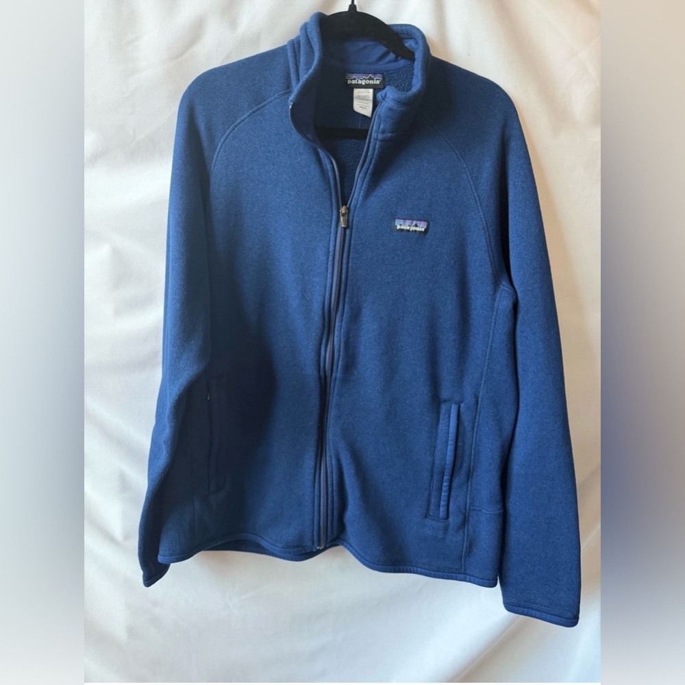 Patagonia Blue Full-Zip Fleece Jacket